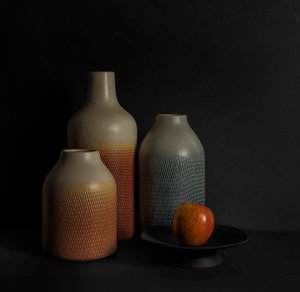 Jordfargede vaser – Eple