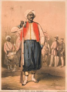 Soldat, 3. vestindiske regiment