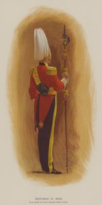 Gentleman at Arms (colour litho)