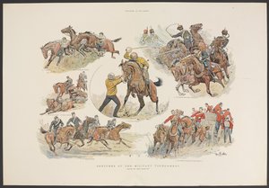 Skisser på Militærturneringen av John (after) Charlton