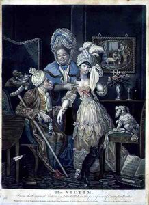 The Victim, pub. av Carington Bowles (fl.1744-93) av John (after) Collet