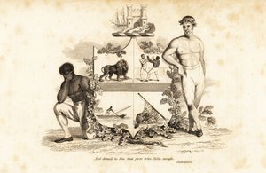 Våpenskjoldet til Tom Cribb, engelsk bokser med bare knoker 1781–1848 av John (after) Emery