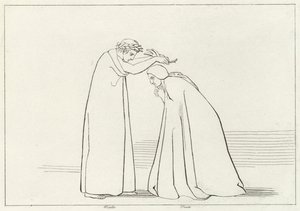 Ydmykelse, Skjærsilden, Canto 1 (gravering) av John (after) Flaxman