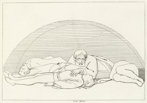 Ugolinos død, Inferno, Canto 33 (gravering) av John (after) Flaxman