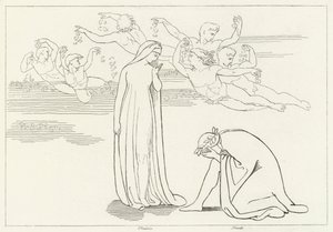 The Descent of Beatrice, Purgatory, Canto 30 (gravering)