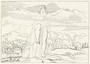 Statuen av fire metaller, Inferno, Canto 14 (gravering) av John (after) Flaxman