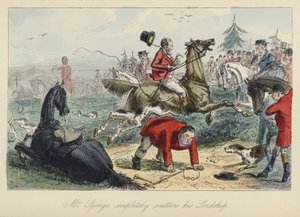 John Leech-illustrasjon for Mr Sponge