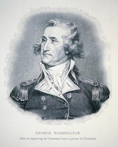 George Washington, gravert av Thomas Cheesman (1760-1835) (litho)