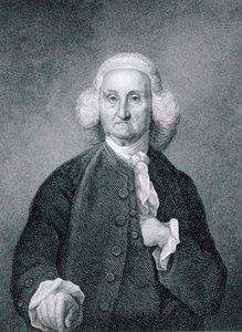 Jonathan Trumbull (1710-85) gravert av E. Mackenzie (gravering)