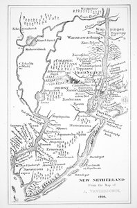 Colonial America: Den nederlandske kolonien New Netherland (litho) av John (after) Vanderbank