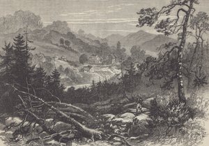 Canadian Frontierland (litho) av Walter Charles Mills