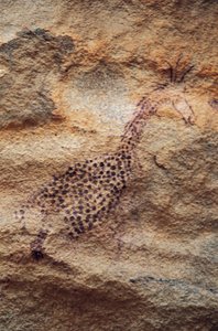 Giraffe, hulemaleri, Pastoral periode (4000-2500 f.Kr.), Tassili n