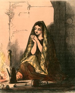 Aschenputtel in der Kaminecke