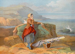 Ser mot havet etter båtene, Normandie av John Absolon
