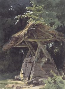 Brønn ved Ruisseauville nær Agincourt, 1800-tallet av John Absolon