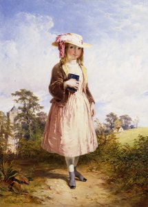Kommer fra kirken, 1834