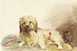 Kunstnerens hund, ca. 1860