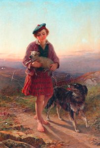 The Strayed Lamb, 1863