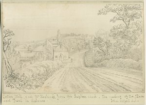 Burton-upon-Trent: penn- og blekktegning, nd [1799-1854] (tegning) av John Allport