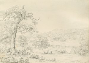 [Flott] Barr Hall: pennetegning, nd [1799-1854]