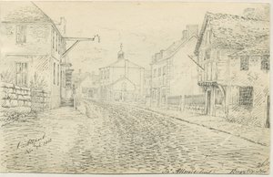 Rugeley Town: penn- og blekktegning, 26. november 1813