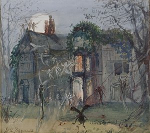 Den gamle salen, feer ved måneskinnet av John Anster Fitzgerald