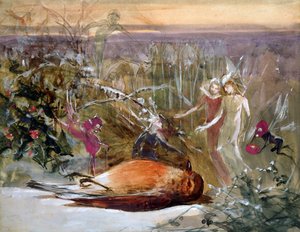 Hvem drepte Cock Robin av John Anster Fitzgerald