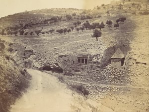 Absaloms, Sakarias og St. Jakobs grav, 1860-årene.