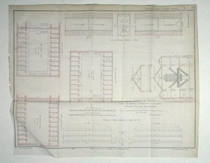 Foreslåtte bygninger for fanger under systemet for innesperring og disiplin underholdt av kaptein Maconochie, R.N.