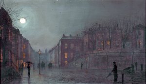 En utsikt over Hampstead, London, 1882