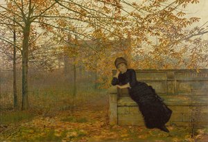 Høst angrer, 1882 av John Atkinson Grimshaw