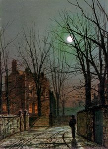 Ved månens lys, 1882. av John Atkinson Grimshaw