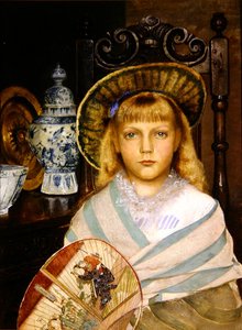Enid (olje på lerret) av John Atkinson Grimshaw