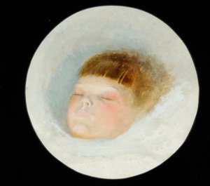 Leder for Gertrude Grimshaw av John Atkinson Grimshaw