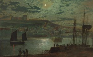 Whitby havn av John Atkinson Grimshaw