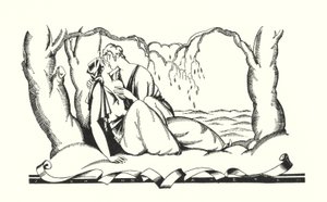 Illustrasjon for Don Juan av Lord Byron (litho) av John Austen