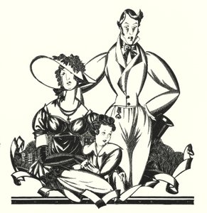 Illustrasjon for Don Juan av Lord Byron (litho) av John Austen