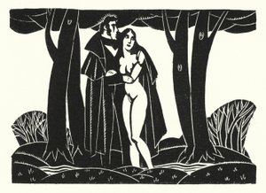 Ilustrație pentru Madame Bovary de Gustave Flaubert (lito)norvegian av John Austen