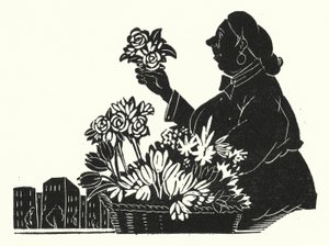 Illustrasjon for Madame Bovary av Gustave Flaubert (litho) av John Austen
