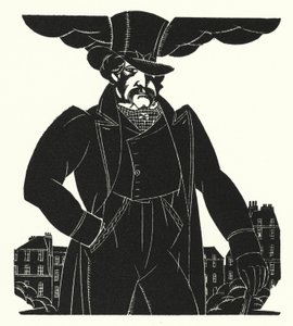 Illustrasjon for Madame Bovary av Gustave Flaubert (litho) av John Austen