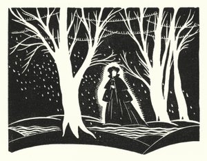 Illustrasjon for Madame Bovary av Gustave Flaubert (litho) av John Austen