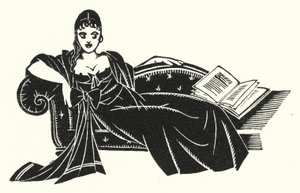 Illustrasjon for Madame Bovary av Gustave Flaubert (litho) av John Austen