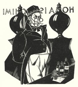 Illustrasjon for Madame Bovary av Gustave Flaubert (litho) av John Austen