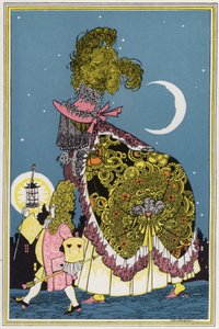 Illustrasjon for "Rogues In Porcelain", A Miscellany of Eighteenth Century Poems (farge litho)