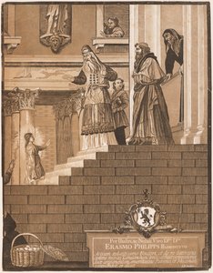 Presentasjon av jomfruen i tempelet, etter Titian (høyre ark)