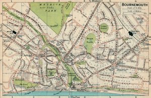 Bournemouth, 1900-tallet av John Bartholomew