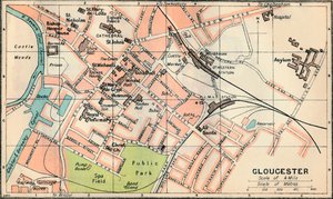 Gloucester, 1900-tallet av John Bartholomew