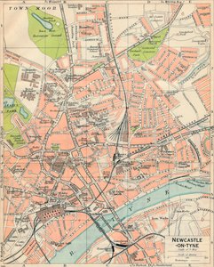Newcastle-on-Tyne, 1900-tallet av John Bartholomew