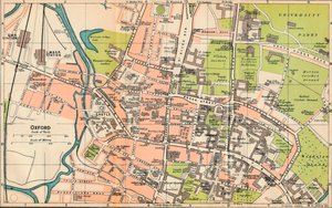Oxford, 1900-tallet av John Bartholomew