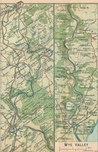Wye Valley, 1900-tallet av John Bartholomew